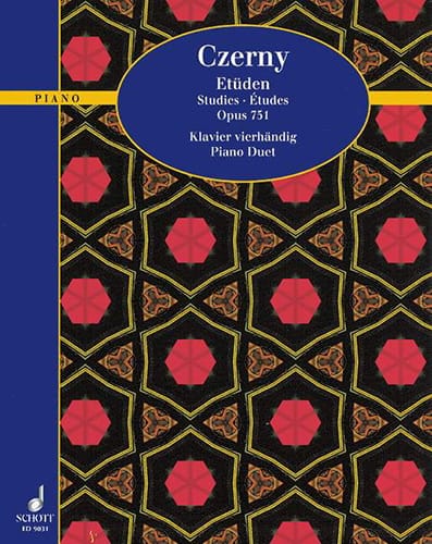 Etudes Op. 751 CZERNY Partition Piano