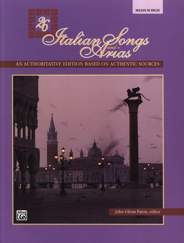 26 Italian Songs And Arias Medium High Partition Mélodies