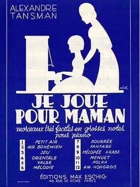 Je joue pour Maman N° 8 : Fanfare Alexandre Tansman Partition Piano