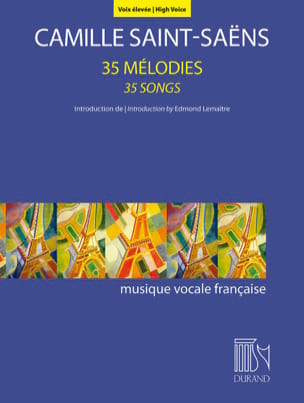 35 Mélodies - Voix Haute SAINT-SAËNS Partition Mélodies
