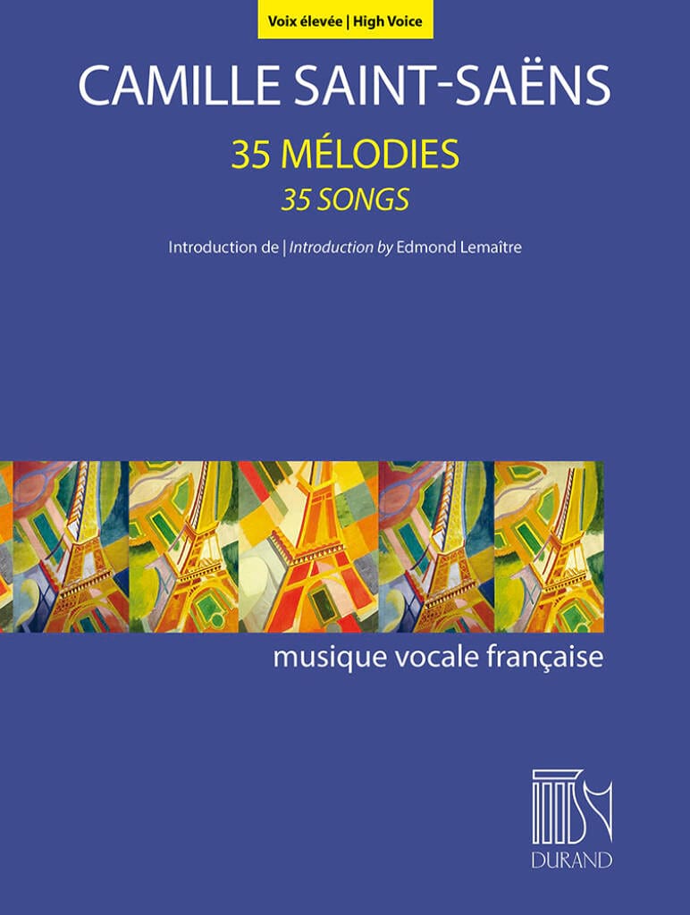35 Mélodies - Voix Haute - SAINT-SAËNS - Partition - Mélodies