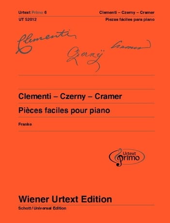 32 pièces faciles pour piano - CLEMENTI / CZERNY / CRAMER - Partition