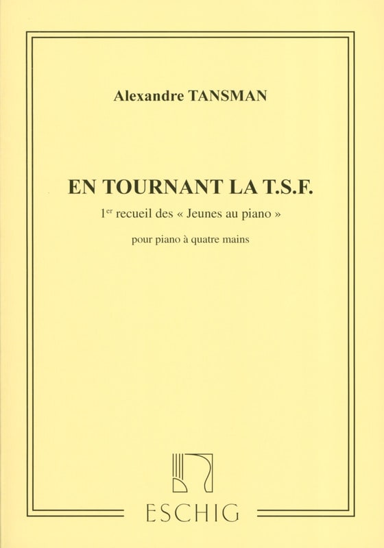 Les Jeunes au Piano Volume 1. 4 Mains - Alexandre Tansman - Partition