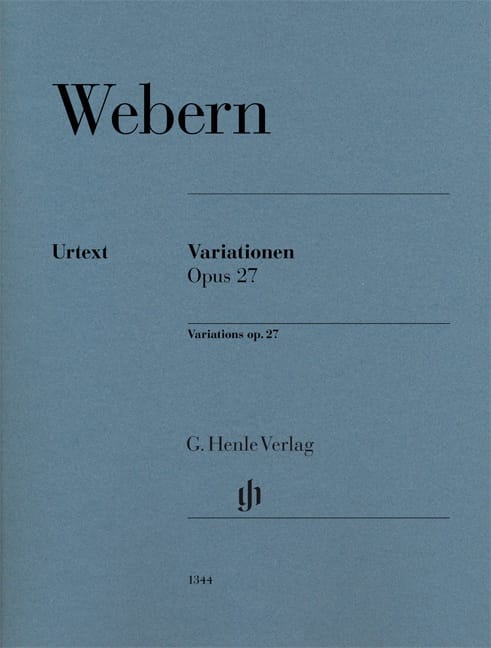 Variations - Piano WEBERN Partition Piano