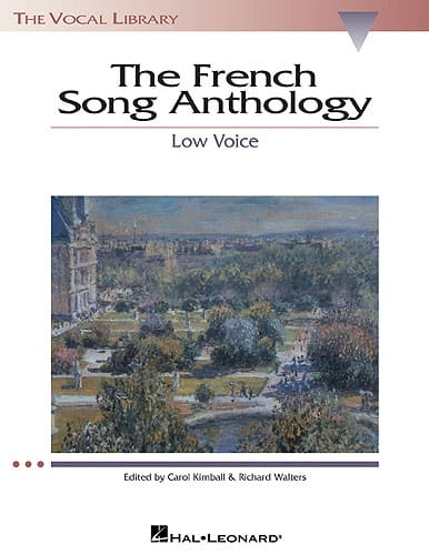 The French Song Anthology. Voix Grave Partition Mélodies