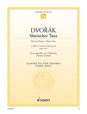 Parcourir les pages de Slawischer Tanz Op. 46-7 - DVORAK - Partition - Piano