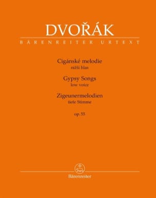 Zigeunermelodien op.55 - Voix grave DVORAK Partition Mélodies
