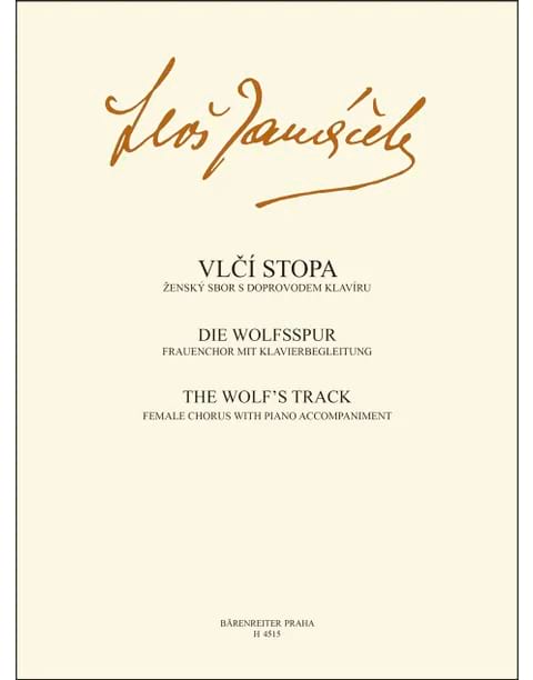 Vlci Stopa - JANACEK - Partition - Chœur