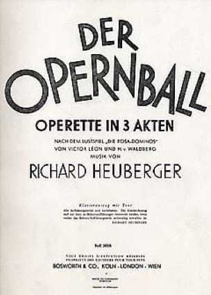 Der Opernball Richard Heuberger Partition Opéras