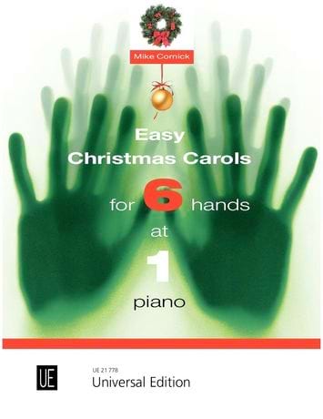 Easy Christmas Carols for 6 hands at 1 Piano Partition Piano