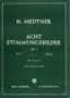 8 Stimmungsbilder Op. 1. Volume 2 Nicolai Medtner Partition Piano