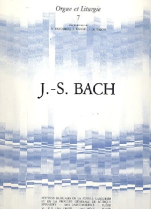 6 Chorals BACH Partition Orgue