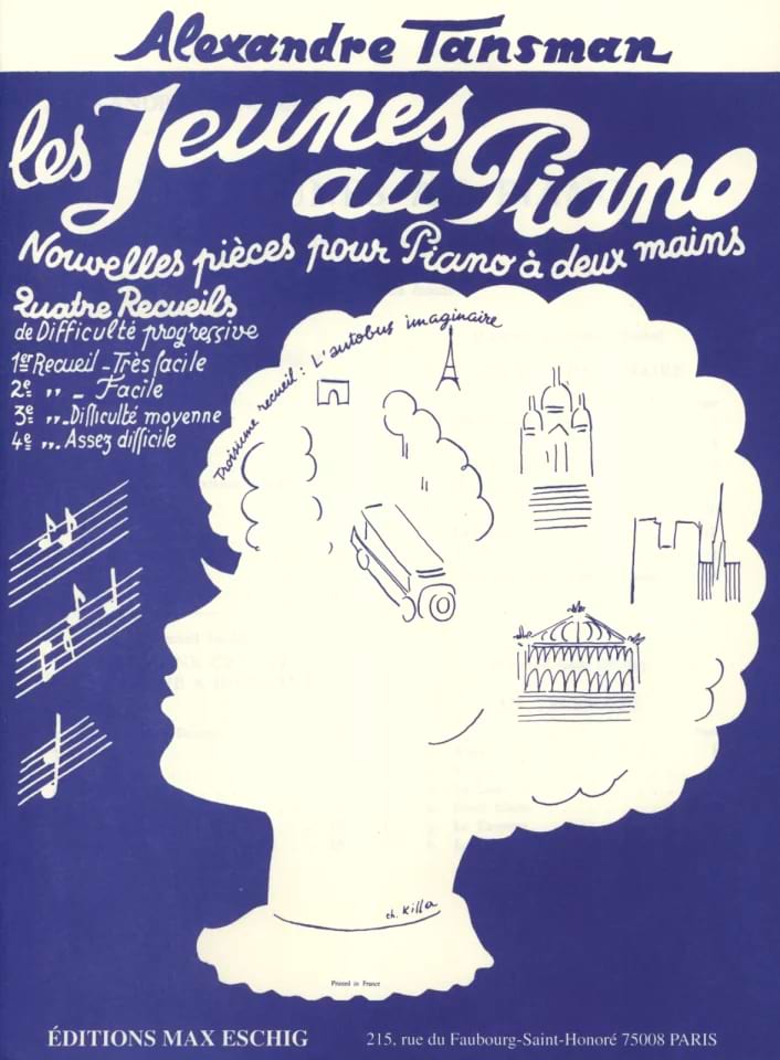 Les Jeunes au Piano Volume 3 Alexandre Tansman Partition Piano