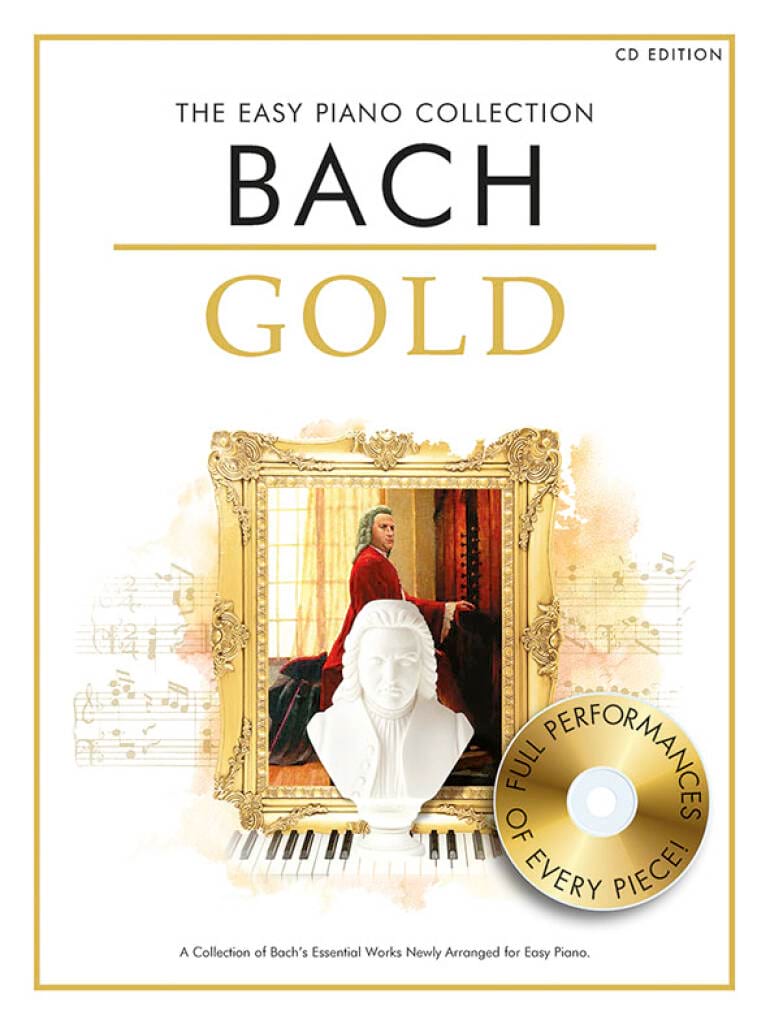 The Easy Piano Collection : Bach Gold avec CD BACH Partition Piano
