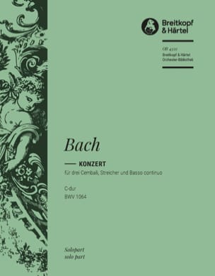 Concerto Pour 3 Claviers BWV 1064. Clavecin 3 BACH Partition Piano