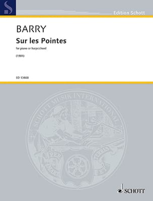 Sur les pointes Gerald Barry Partition Piano