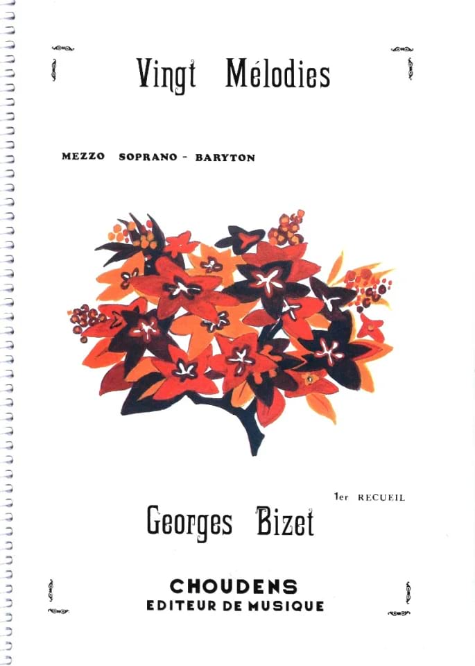 20 Mélodies. Voix Moyenne - BIZET - Partition - Mélodies