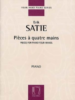 Pièces à 4 mains - SATIE - Partition - Piano