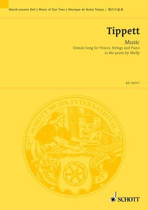 Music Michael Tippett Partition Chœur