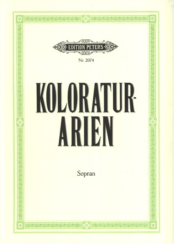 Koloratur Arien Partition Opéras