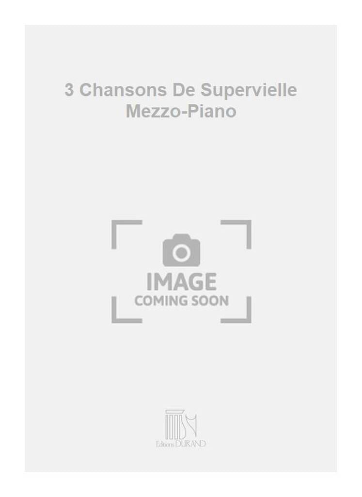 3 Chansons Pierre-Octave Ferroud Partition Mélodies