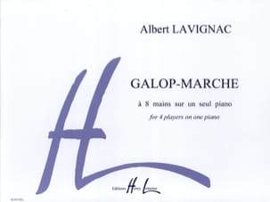 Galop-Marche - 8 Mains Albert Lavignac Partition Piano