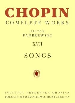 19 Songs CHOPIN Partition Mélodies