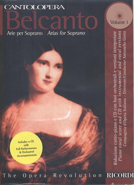 Bel Canto Vol 1 Soprano Partition Opéras