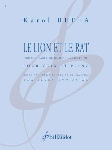 Le Lion et le Rat Karol Beffa Partition Mélodies