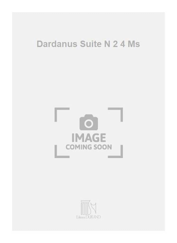 Dardanus Suite N°2. 4 mains RAMEAU Partition Piano
