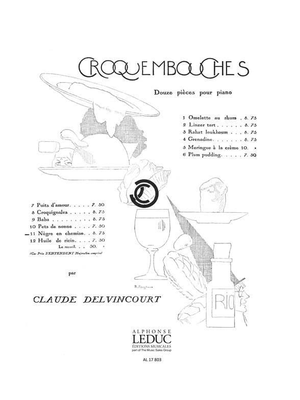 Pets de Nonne - Claude Delvincourt - Partition - Piano