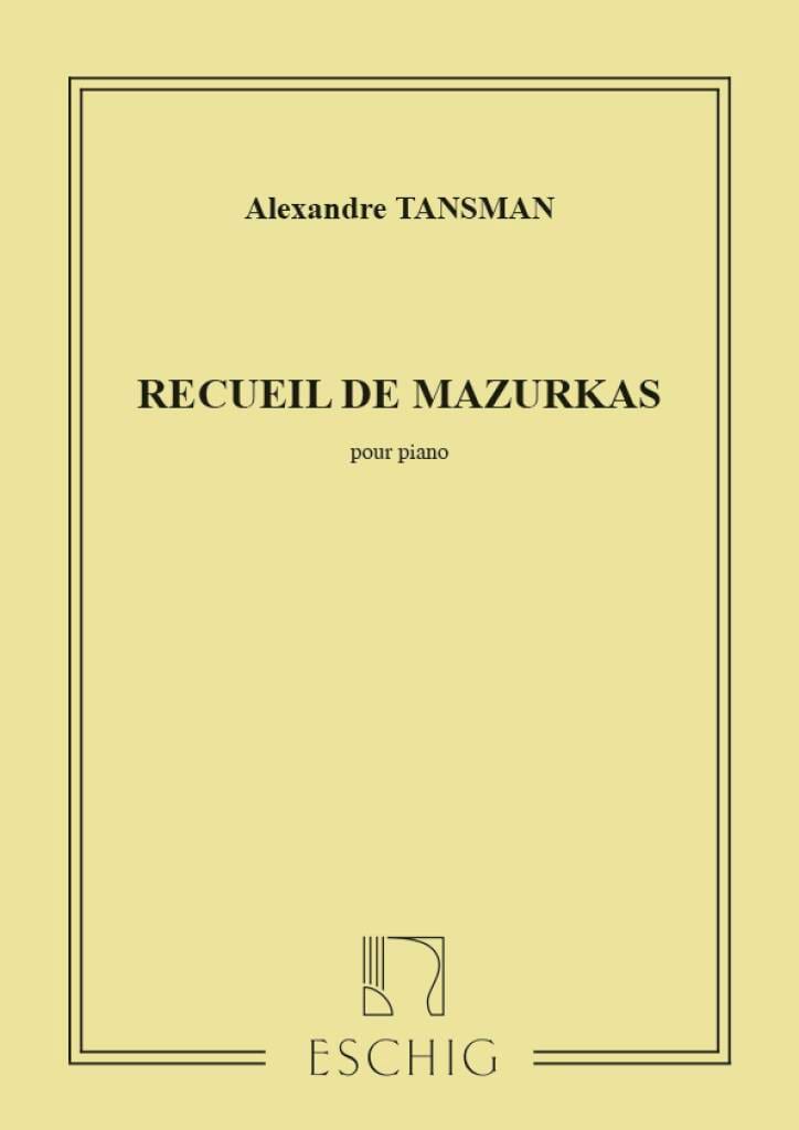 10 Mazurkas Volume 1 Piano Alexandre Tansman Partition Piano