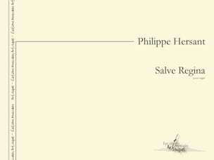 Salve Regina Philippe Hersant Partition Orgue