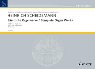 Sämtliche Orgelwerke Volume 3 Heinrich Scheidemann Partition Orgue