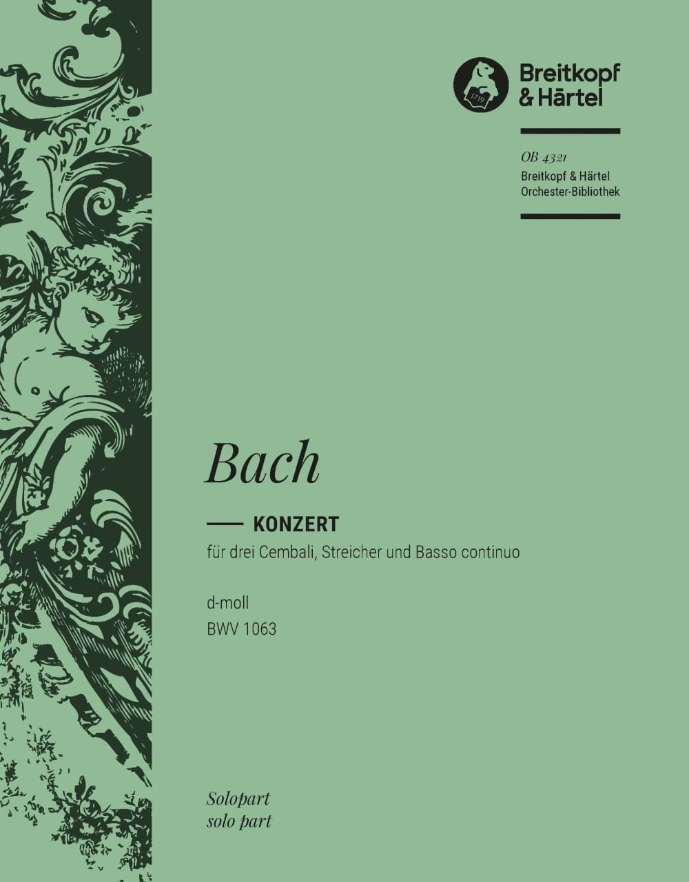 Concerto Pour 3 Claviers BWV 1063. Clavecin 2 BACH Partition Piano