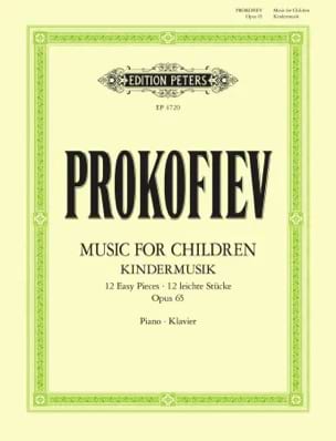 Music for Children PROKOFIEV Partition Piano