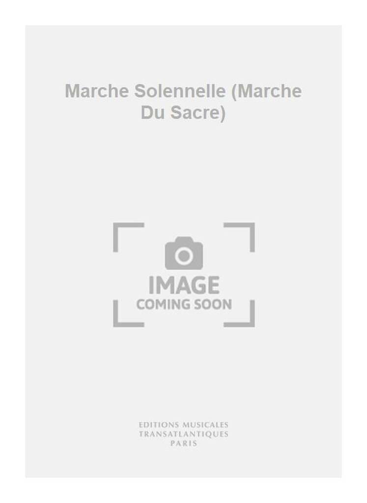 Marche Solennelle FRANÇAIX Partition Orgue