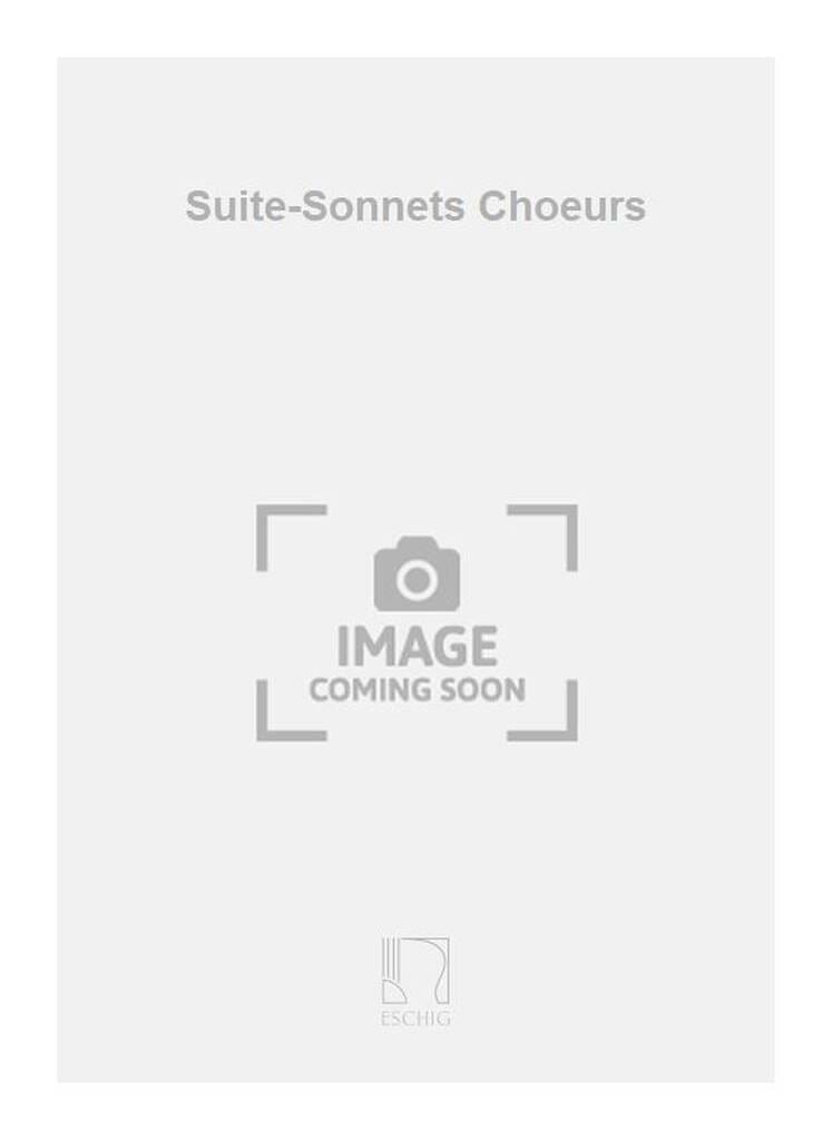 Suite de Sonnets Partie de Choeurs MILHAUD Partition Chœur
