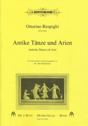 Antiche Danze ed Arie RESPIGHI Partition Orgue
