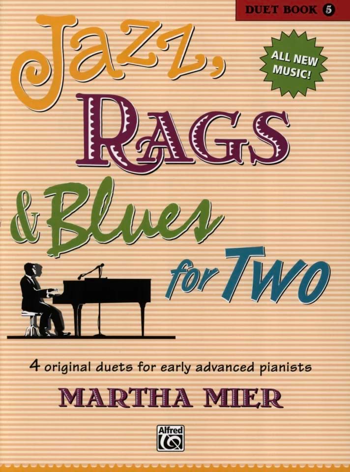 Jazz Rags & Blues for Two - Book 5 Martha Mier Partition