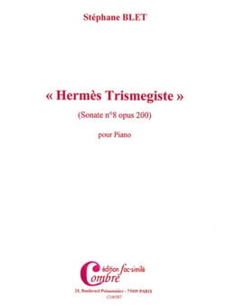 Hermès Trismegiste Stéphane Blet Partition Piano