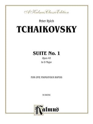 Suite N°1 En Ré Majeur Op. 43. 4 Mains TCHAIKOVSKY Partition Piano