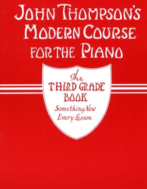 Méthode Moderne de Piano Volume 3 John Thompson Partition Piano