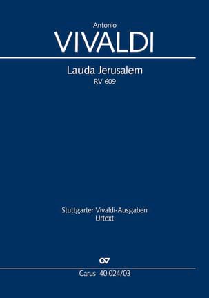 Parcourir les pages de Lauda Jerusalem - VIVALDI - Partition - Chœur