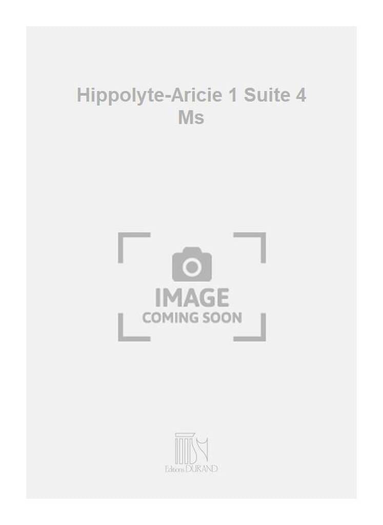 Hippolyte et Aricie 1°suite 4 Mains RAMEAU Partition Piano