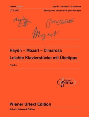 Leichte Klavierstücke mit Übetipps - HAYDN / MOZART / CIMAROSA