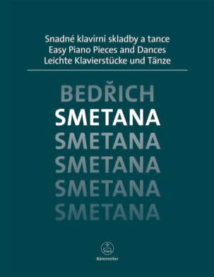 Easy Piano Pieces and Dances SMETANA Partition Piano