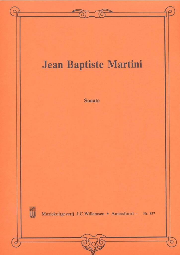 Sonate Giambattista Martini Partition Orgue