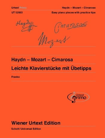 Leichte Klavierstücke mit Übetipps - HAYDN / MOZART / CIMAROSA