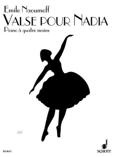 Valse Pour Nadia. 4 Mains - Emile Naoumoff - Partition - Piano